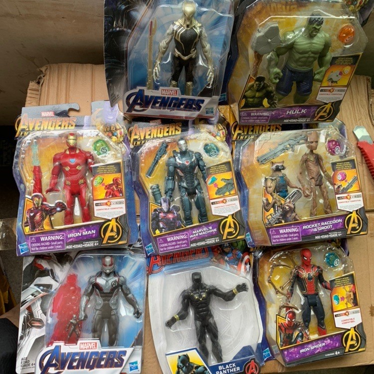 Hasbro Marvel Avengers Galaxy Guard Star Lord Tree Man Bulk Iron Man ...