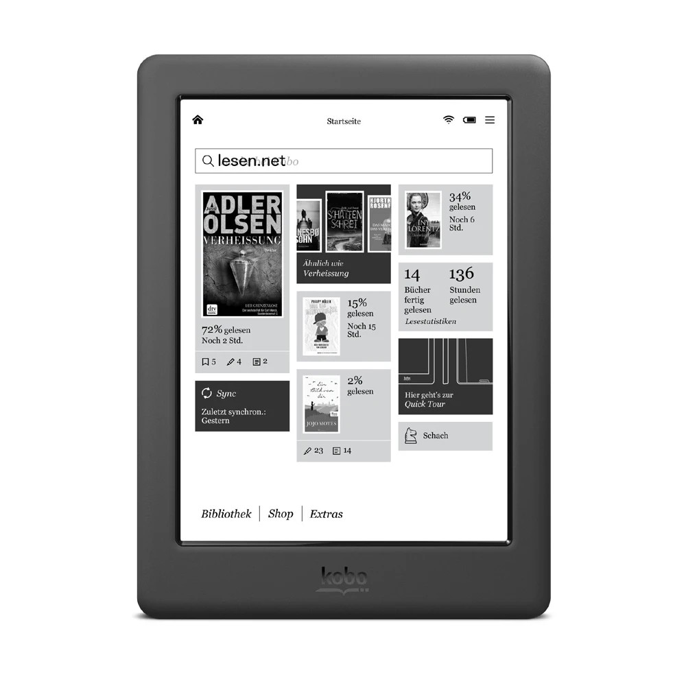 Kobo Glo HD 300ppi HD 6" Reader Ink Screen E-book (มือสอง,95%ใหม่ ...