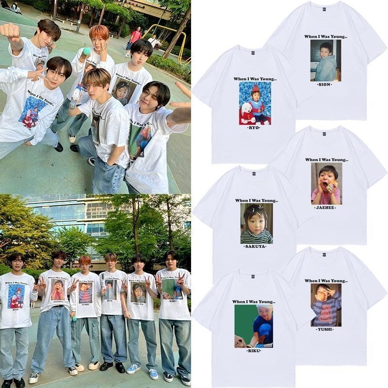[Csndice] Kpop NCT WISH When I Was Young Round Neck Cotton T Short ...