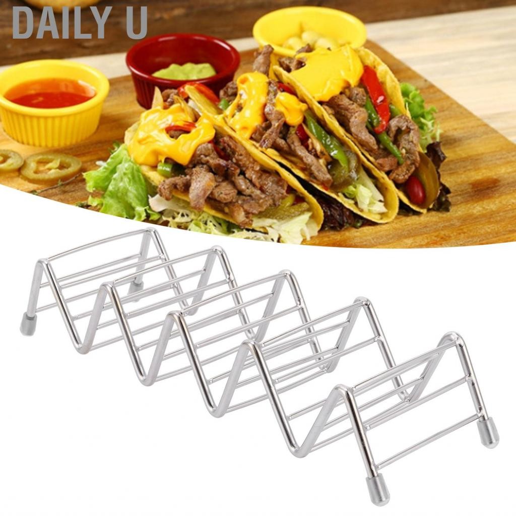 Daily U Taco Holder Rack ที่ทนทานสำหรับร้านอาหารที่บ้าน | Shopee Thailand
