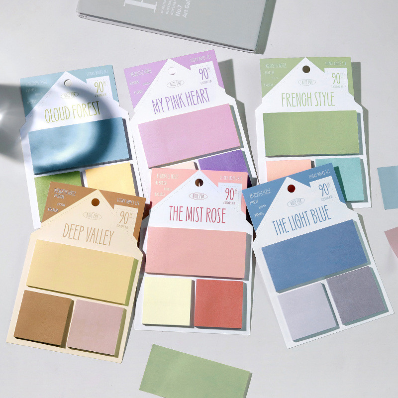ไดลี่|Simple ins Palette Sticky Note Set Color Platter N ครั้งโพสต์ ...