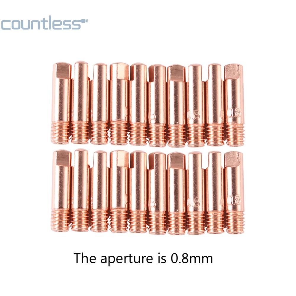 20 ชิ้น/เซ็ตแก๊ส Diffuser Connector ผู้ถือหัวฉีด MIG เชื่อมหัวฉีด ...