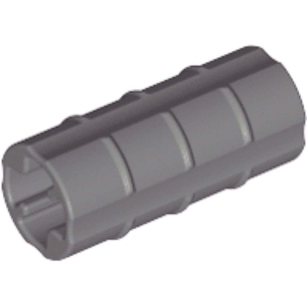 Brick2cube Part - Technic, Axle Connector 2L (Ridged with x Hole x ...