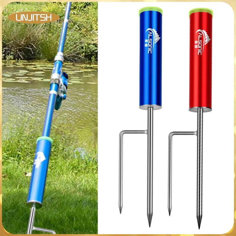 ชั้นวางคันเบ็ด.Rest Support Tackle Rack ทนทานสำหรับLake, Bank, Shoreและ ...
