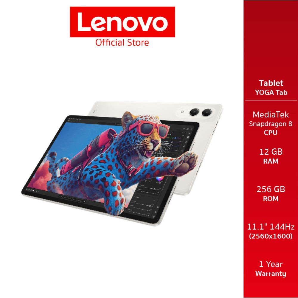 (Incoming)Lenovo Yoga Tab Tablet Snapdragon 8 Gen 3 12GB/256GB 11.1 ...