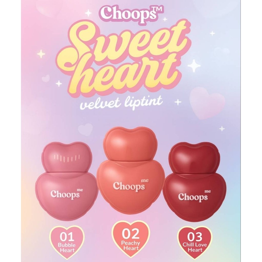 ลิปCHOOPS ทิ้นเนื้อเวลเวท คอลเลคชั่น ใหม่ล่าสุด(ลิปหัวใจ) งานแท้ 100% ...