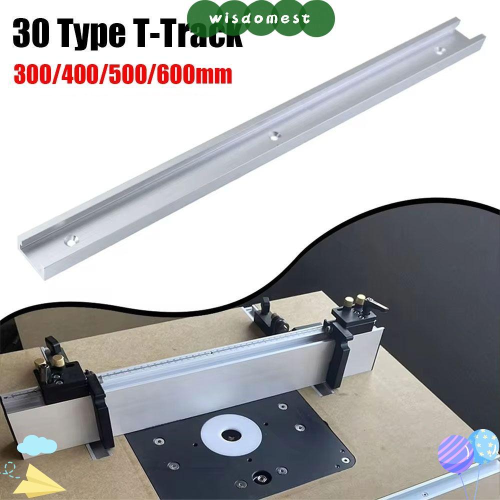 WISDOMEST 1 ชิ้น T-Slot Track,สไลด์คู่มือรางอลูมิเนียมT-Track,ทนทานT ...
