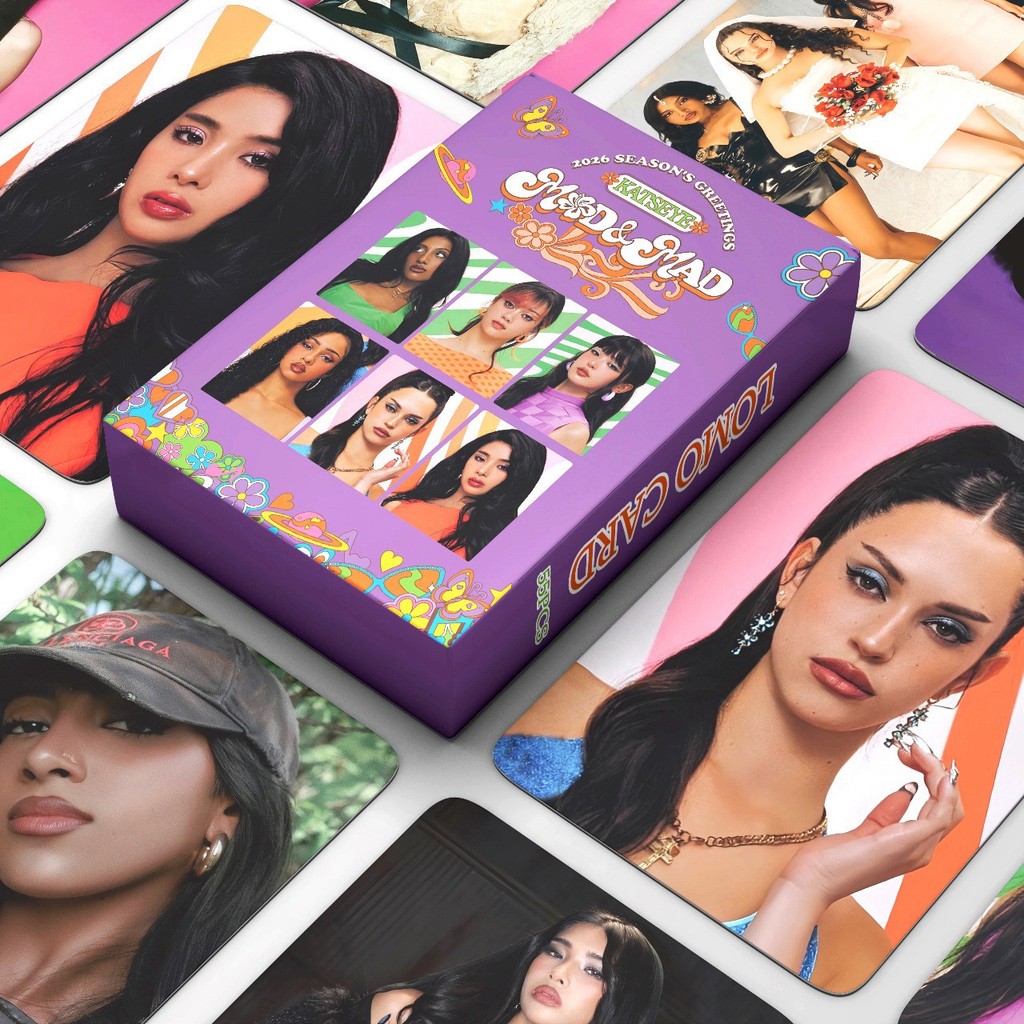 55 ชิ้น KATSEYE BEAUTIFUL CHAOS Lomo Card รายการสะสม Creative MOD & MAD ...
