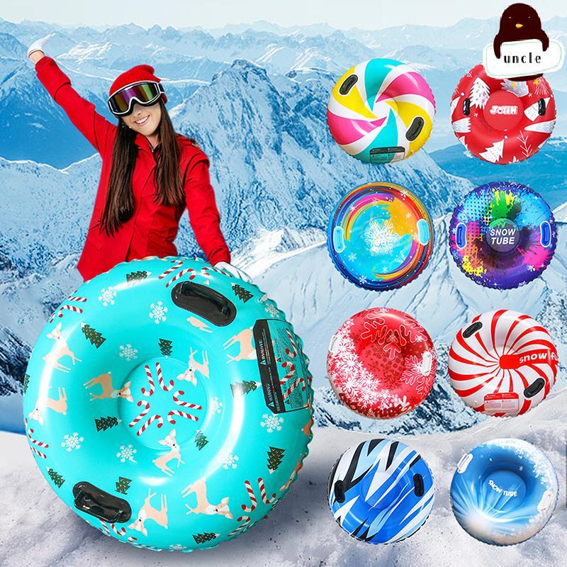 [UN] แหวนสกี Inflatable PVC Sledding Tube Thicken ท่อหิมะฤดูหนาวหลอด ...