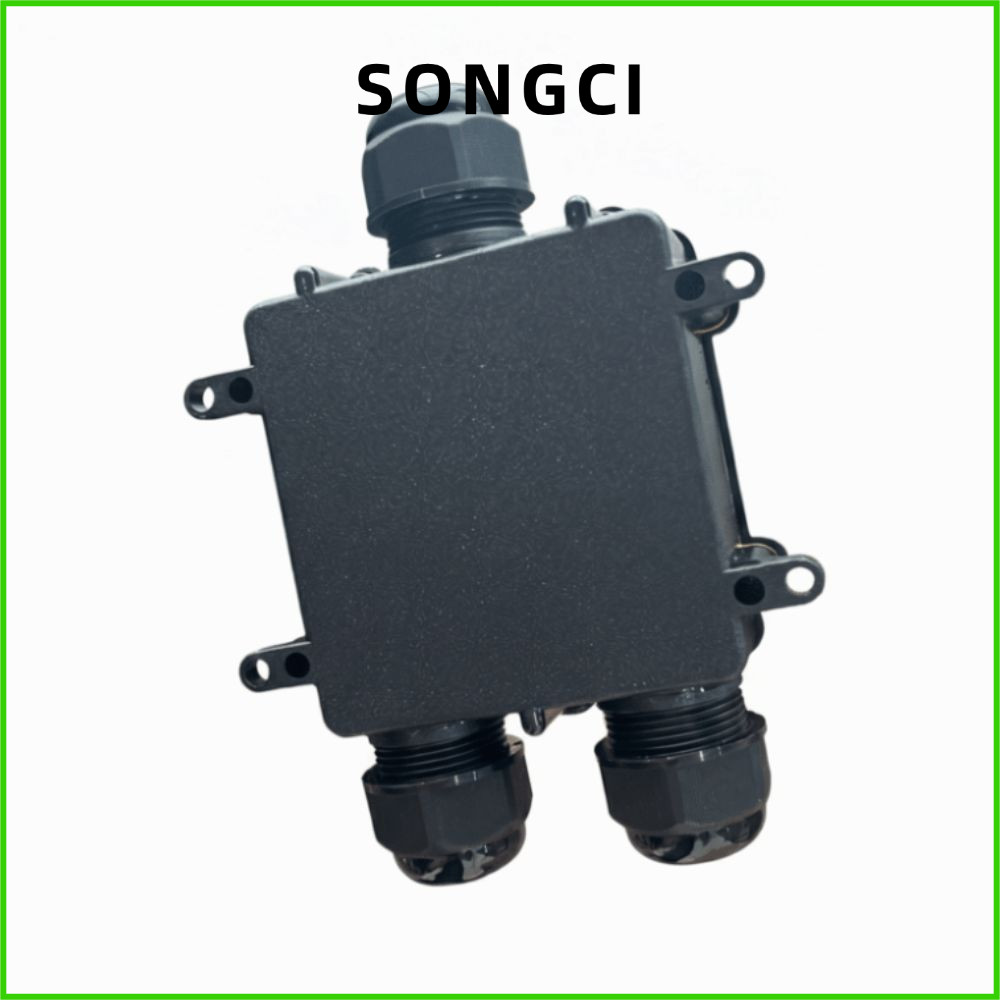 SONGCI Junction Box, M686 Y Type Terminal Box, Splice Box 3-Way IP68 ...