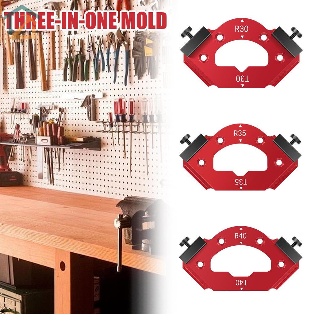 Radius Jig Router Templates แบบพกพามุม Radius Roout Template อลูมิเนียม ...