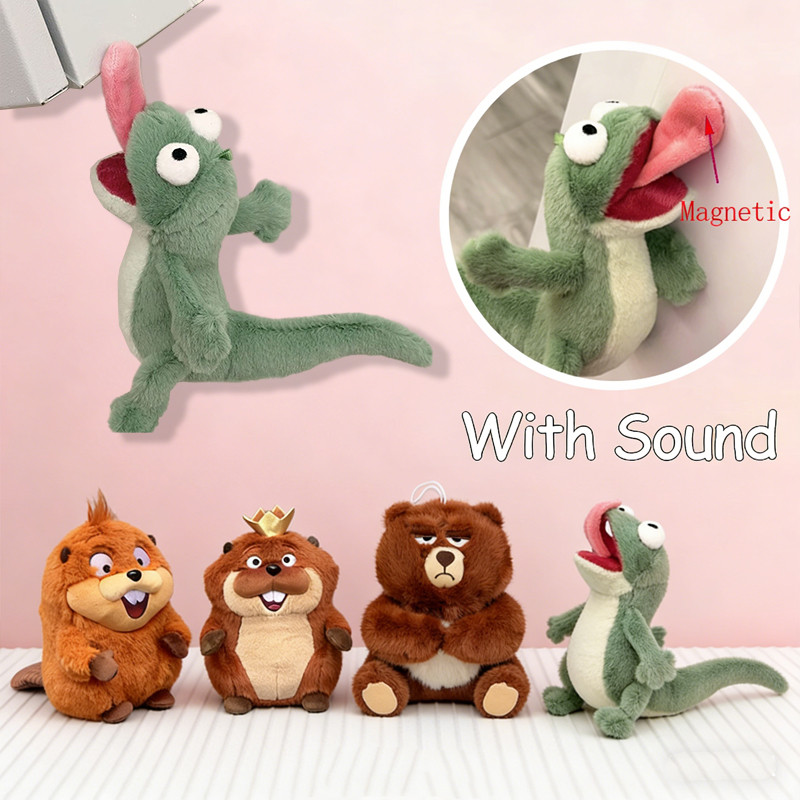 น่ารัก Hoppers Tom Lizard ของเล่นตุ๊กตาพร้อมเสียง, ตลก King George ...