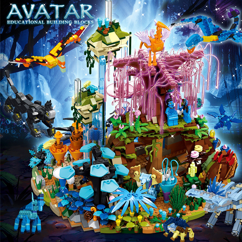 Avatar Street View Building Blocks ฉากโรงภาพยนตร์ Tribe Assembly รุ่น ...