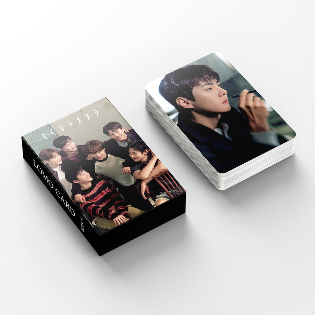 55 ชิ้น/กล่อง EXO REVERXE Photocards EXIST อย่าต่อสู้กับความรู้สึก ...