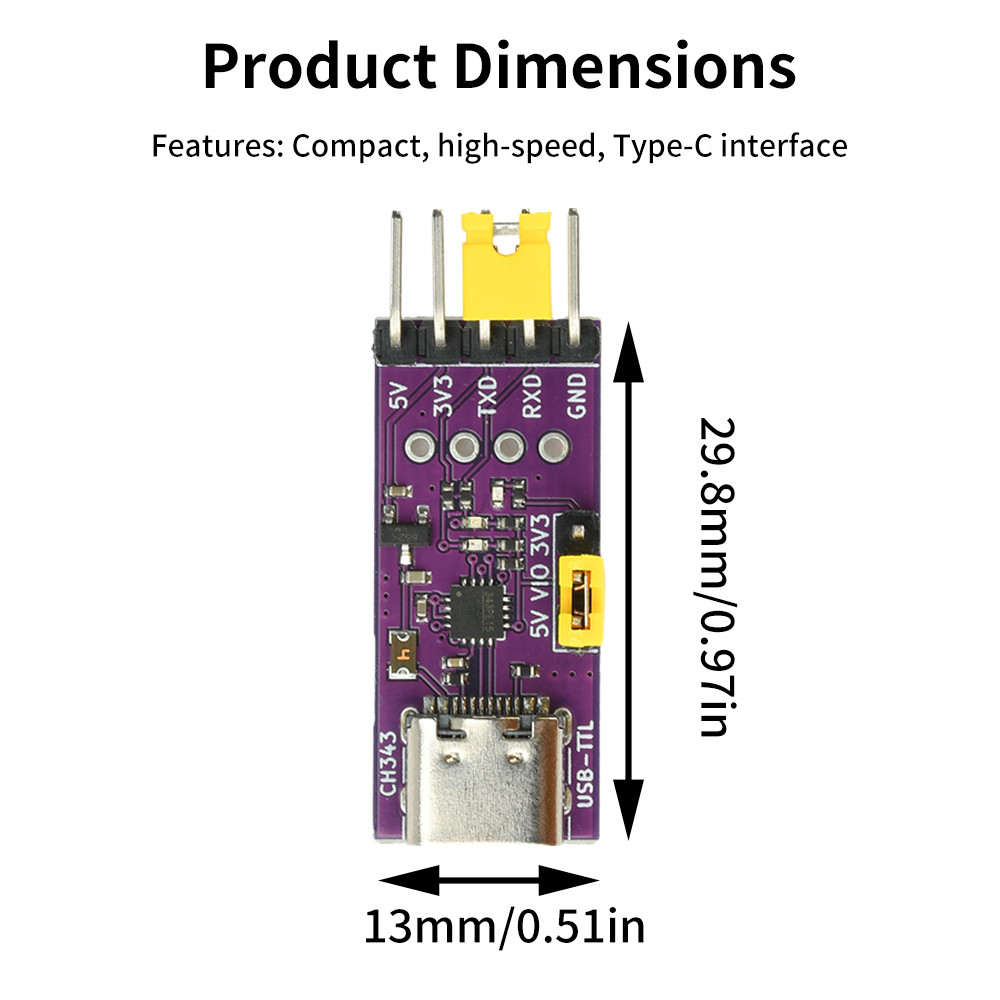 DIYMORE USB ถึง 1/2/4/8 TTL โมดูลแปลงการสื่อสารอนุกรมความเร็วสูง Ch348 ...