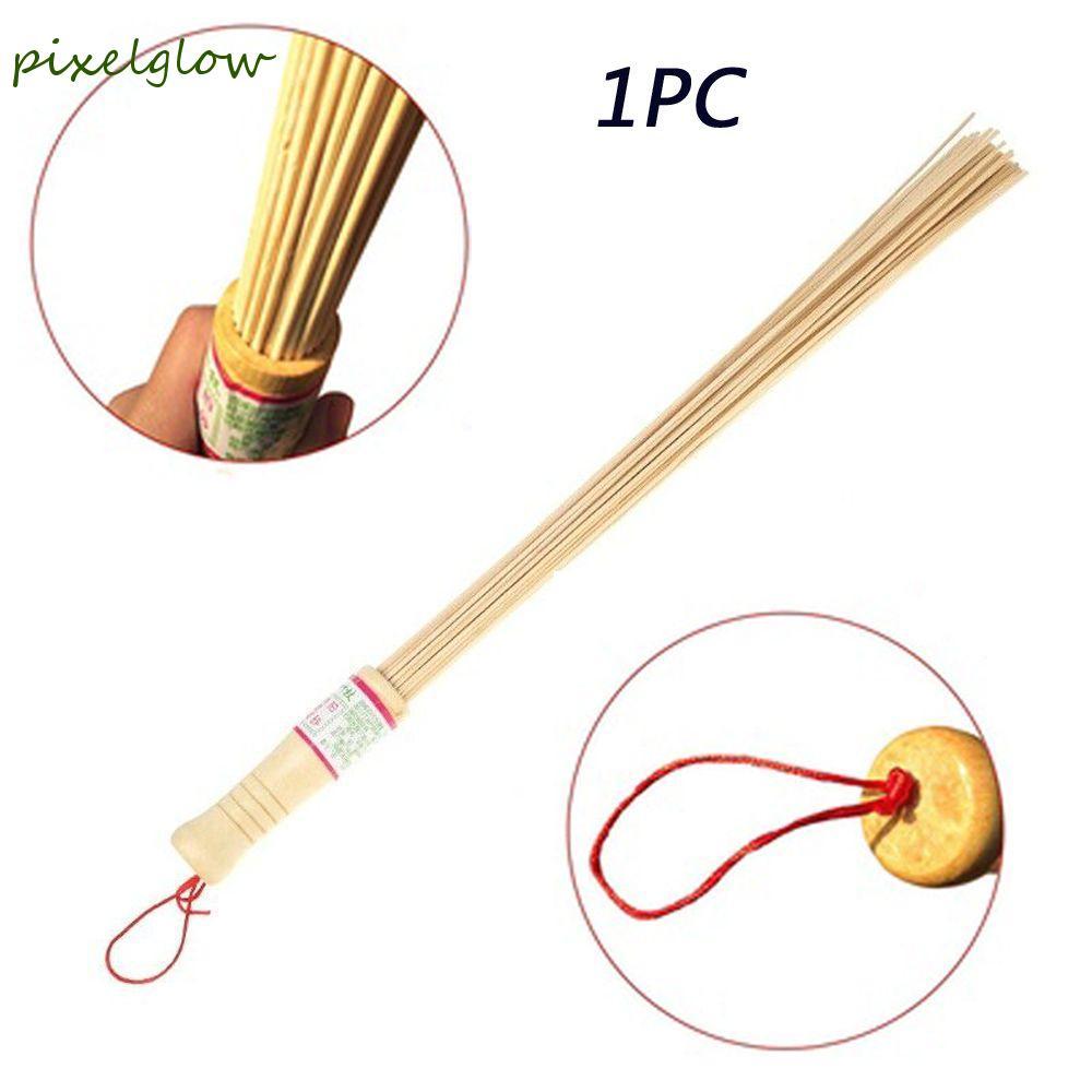 PIXELGLOW เครื่องนวด 1PC สิ่งแวดล้อม Bamboo Pat Fitness Sticks ค้อน ...