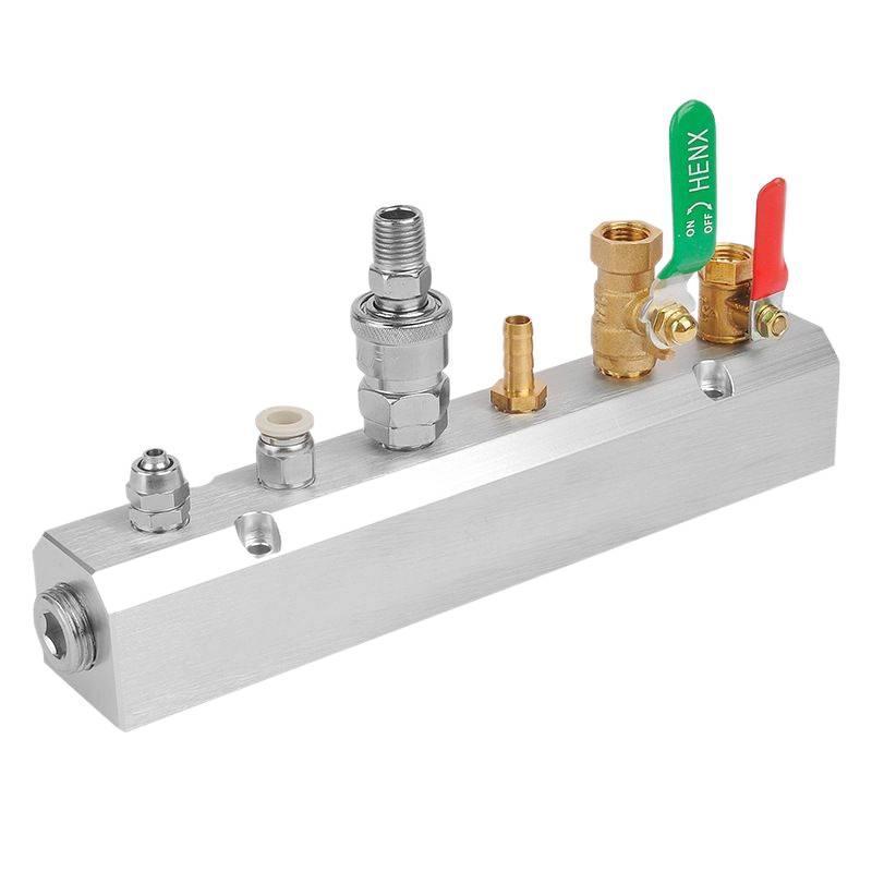 นิวเมติก Bushing Strip Multi-Pipeline Air Discharge ไอเสีย Quick ...