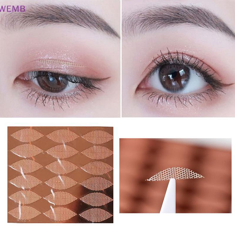 WEMB 18/24 ชิ้นที่มองไม่เห็นสติกเกอร์เปลือกตาลูกไม้ Eye Lift แถบ Double ...