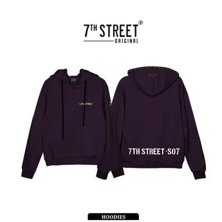 เสื้อแขนยาวฮูดซิป 7ᵗʰ Street Original รุ่น HD-BLB สวมใส่สบาย ไม่อึดอัด ผู้ชาย Clothing Man