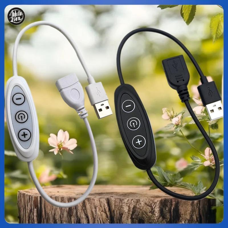 WL| 1 ชิ้น 5 โวลต์ 2A 10 ระดับ Dimming สายไฟสําหรับ LED โคมไฟควบคุมความ ...