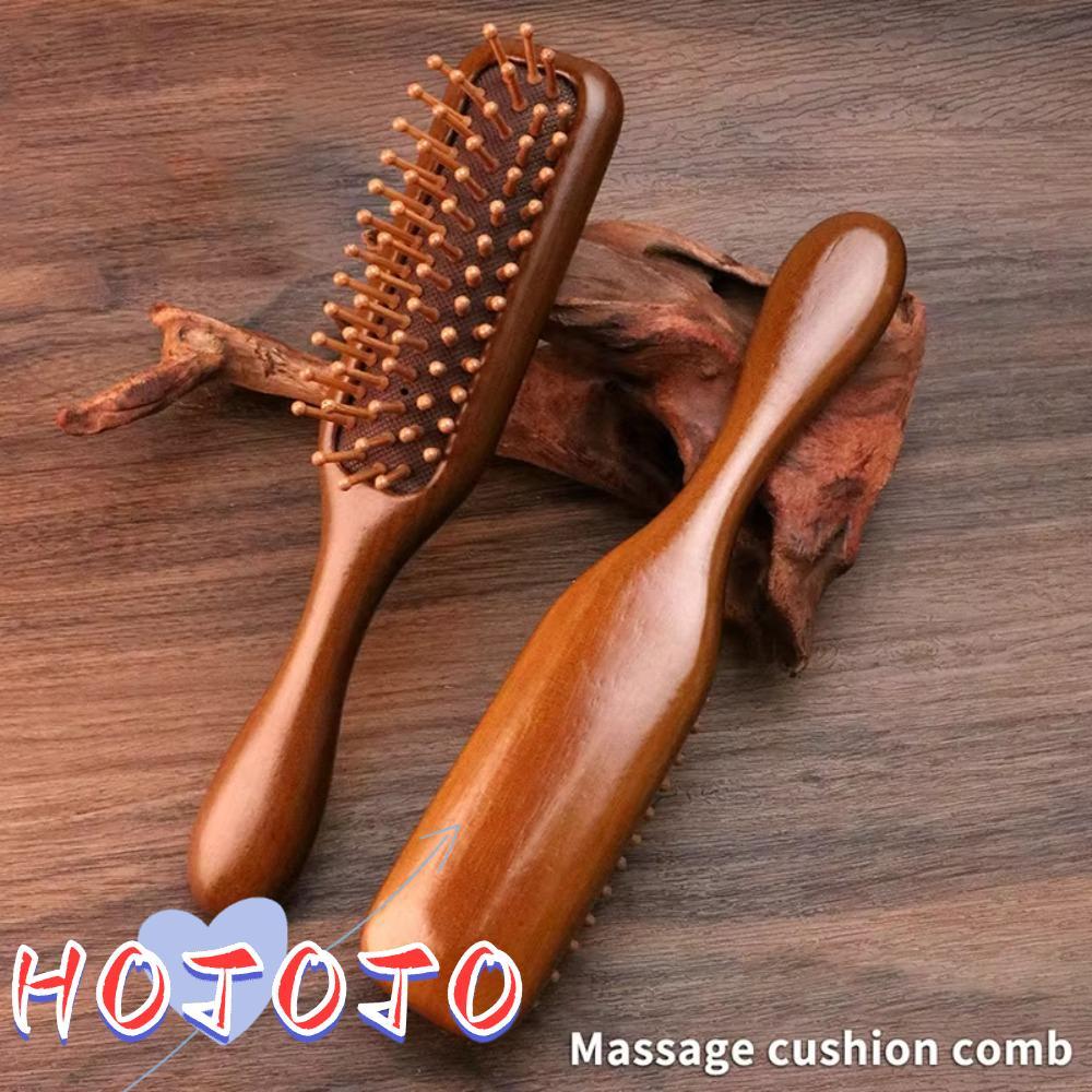 HOTOTO Care Scalp Comb, Gua Sha Golden Silk ไม้จันทน์ถุงลมนิรภัยแคบ ...