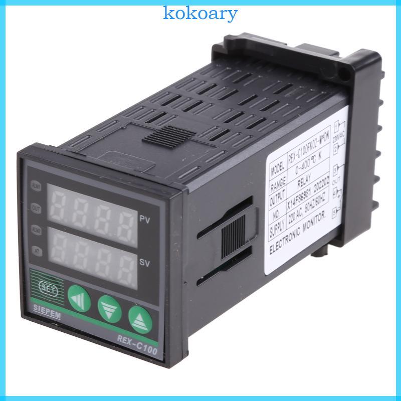 KOK 108 มม. 4 25 ในความยาวเทอร์โมดิจิตอล LED PID เครื่องควบคุมอุณหภูมิ ...