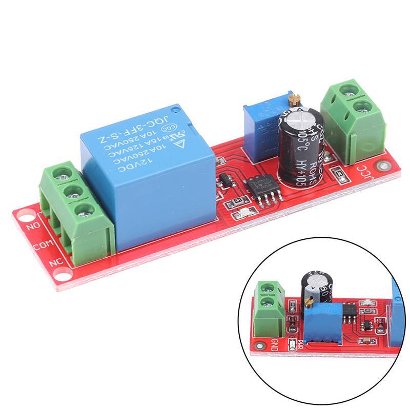 NE555 DC 12V Delay Relay Shield Timer Switch โมดูลปรับได้ [VN] | Shopee ...