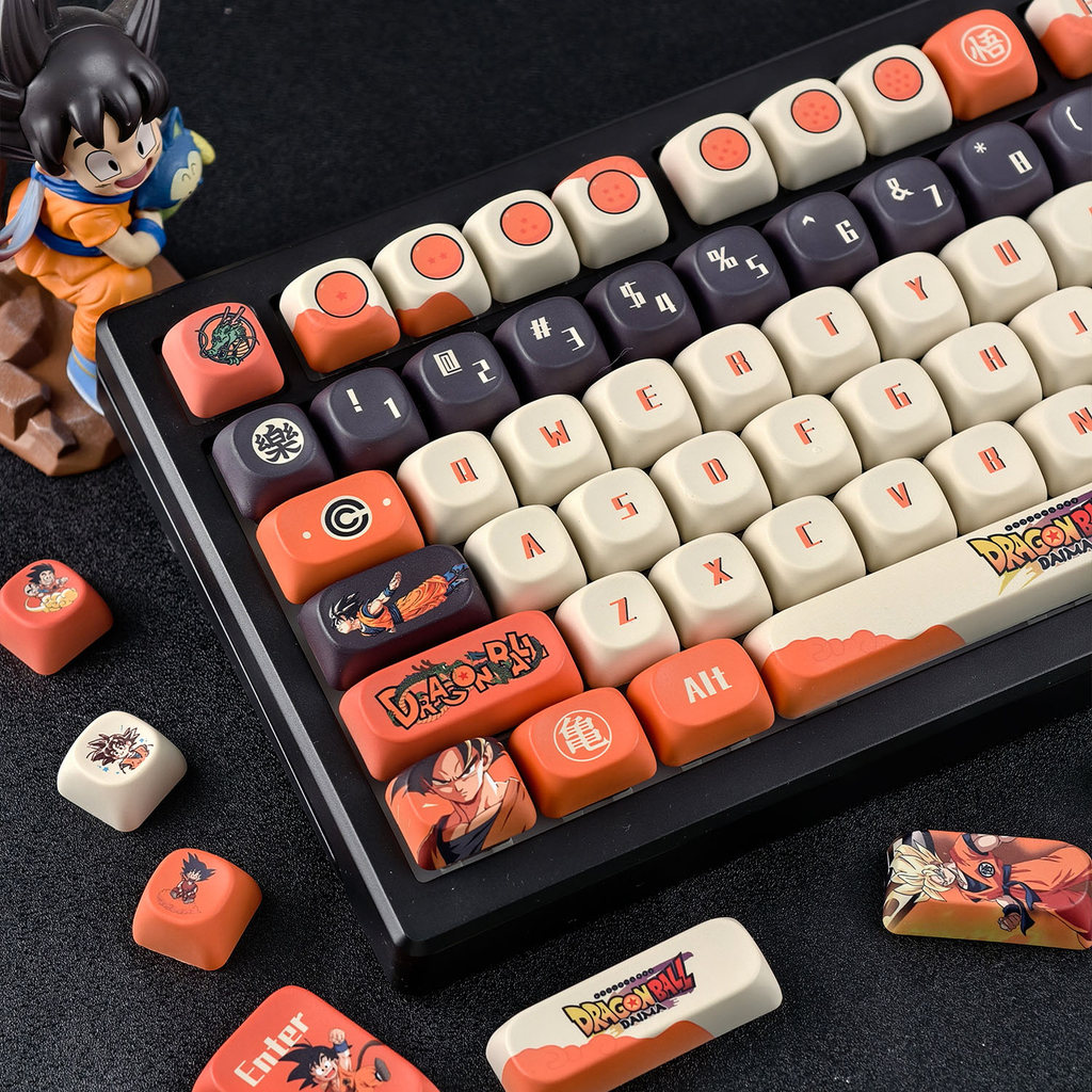 MAIMOOO Dragon Ball Keycap Cherry/MOA Profile 130 คีย์ PBT Dye ...