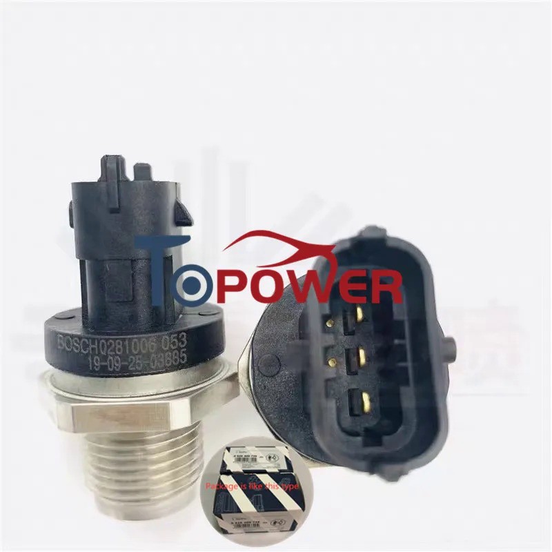 0281006053 เซ็นเซอร์แรงดันรางเชื้อเพลิง OEM สำหรับ Fiat Grande Punto ...