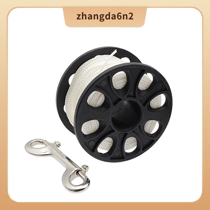สPOOL FINGER REEL สำหรับการดำน้ำ จากพลาสติก POM และสแตนเลส พร้อมฮOOK ...