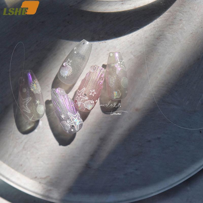 [LSHE] Shiny Shell Light Laser Sea Shell Conch ปลาดาว Star กาวเล็บ ...