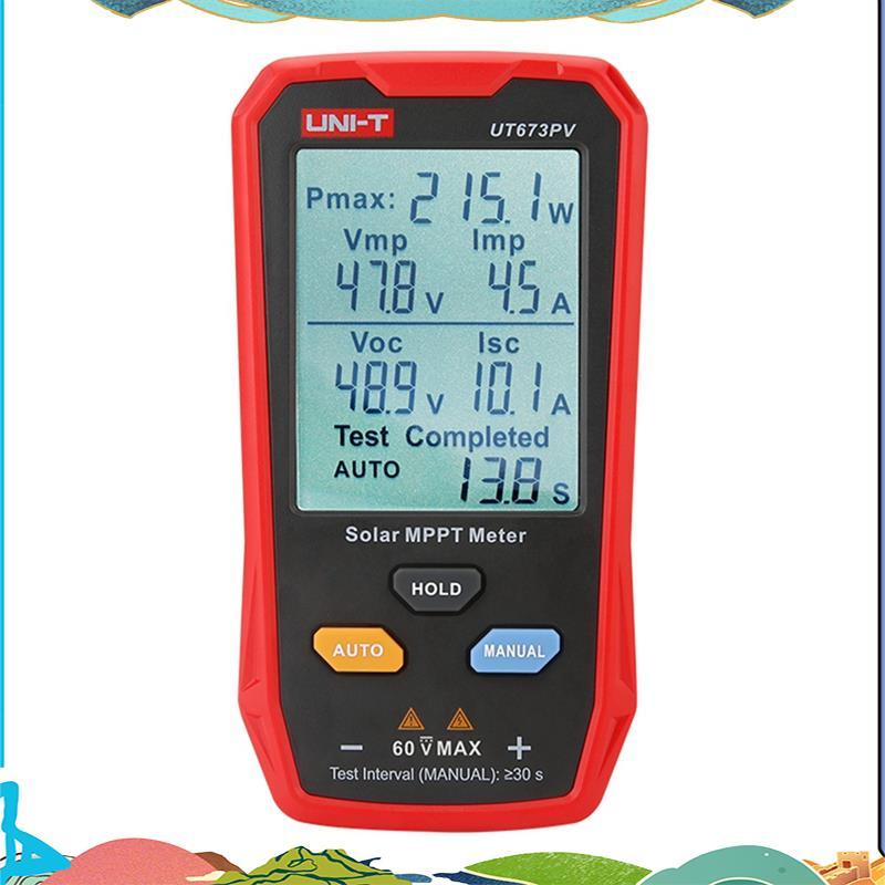 -T UT673PV Solor MPPT Meter เครื่องทดสอบพลังงานแสงสูงสุดวงจรเปิดแรงดัน ...