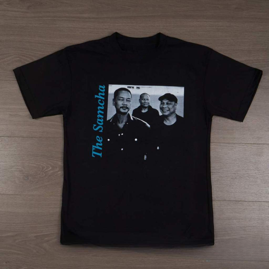 เสื้อยืด The Samcha ลายวงดนตรีไทย สไตล์ร็อก สำหรับผู้ชายผู้หญิง ...