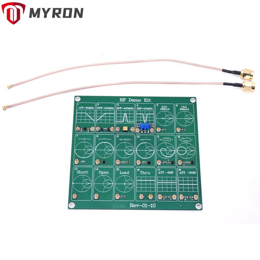 MYRON บอร์ดทดสอบความถี่ Demo Kit, 2 UFL Jumpers 18 Functional Modules ...