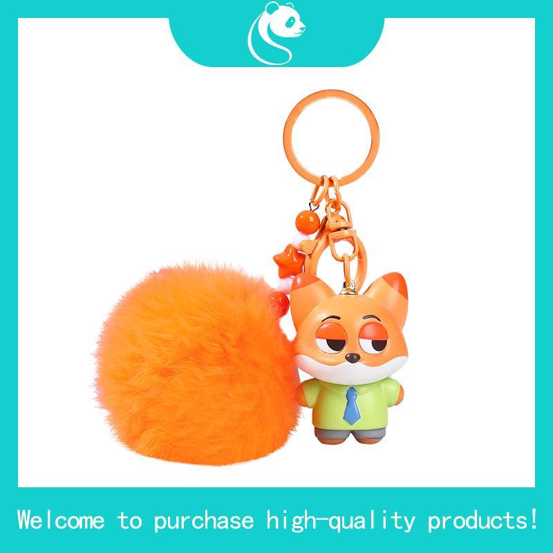 Zootopia Cute Plush Toy Key Rings พวงกุญแจคู่ ดีที่สุด Zhiheng动城 น่ารัก ...