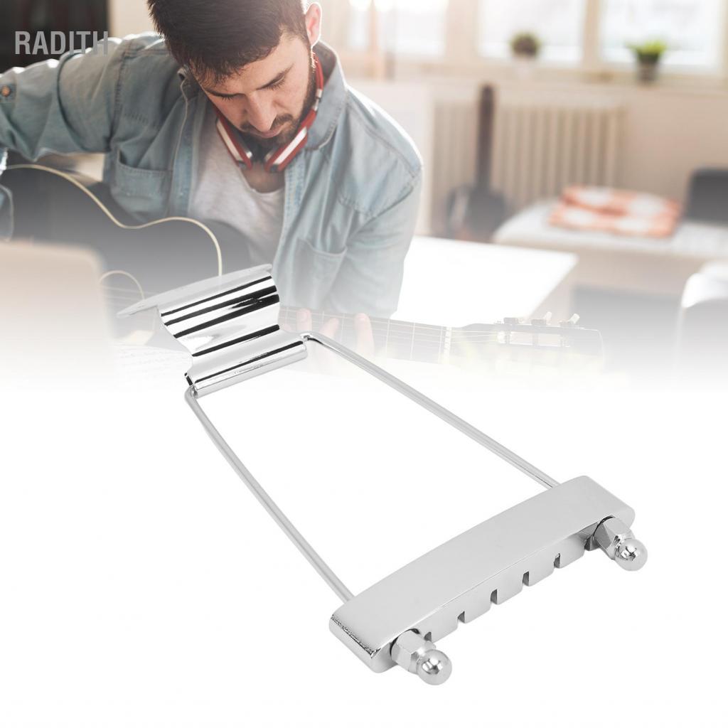 Radith กีต้าร์ราวสำหรับออกกำลังกายสะพานกันสนิม Tailpiece ปรับได้ด้วยสก ...