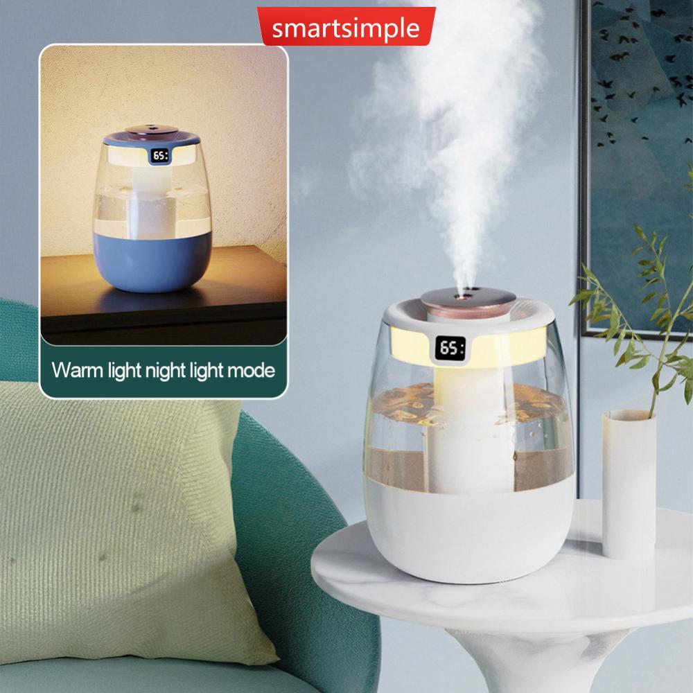 SMARTSIMPLE สมาร์ทเดสก์ท็อป Air Humidifier UV ฆ่าเชื้อ Dual สเปรย์เย็น ...