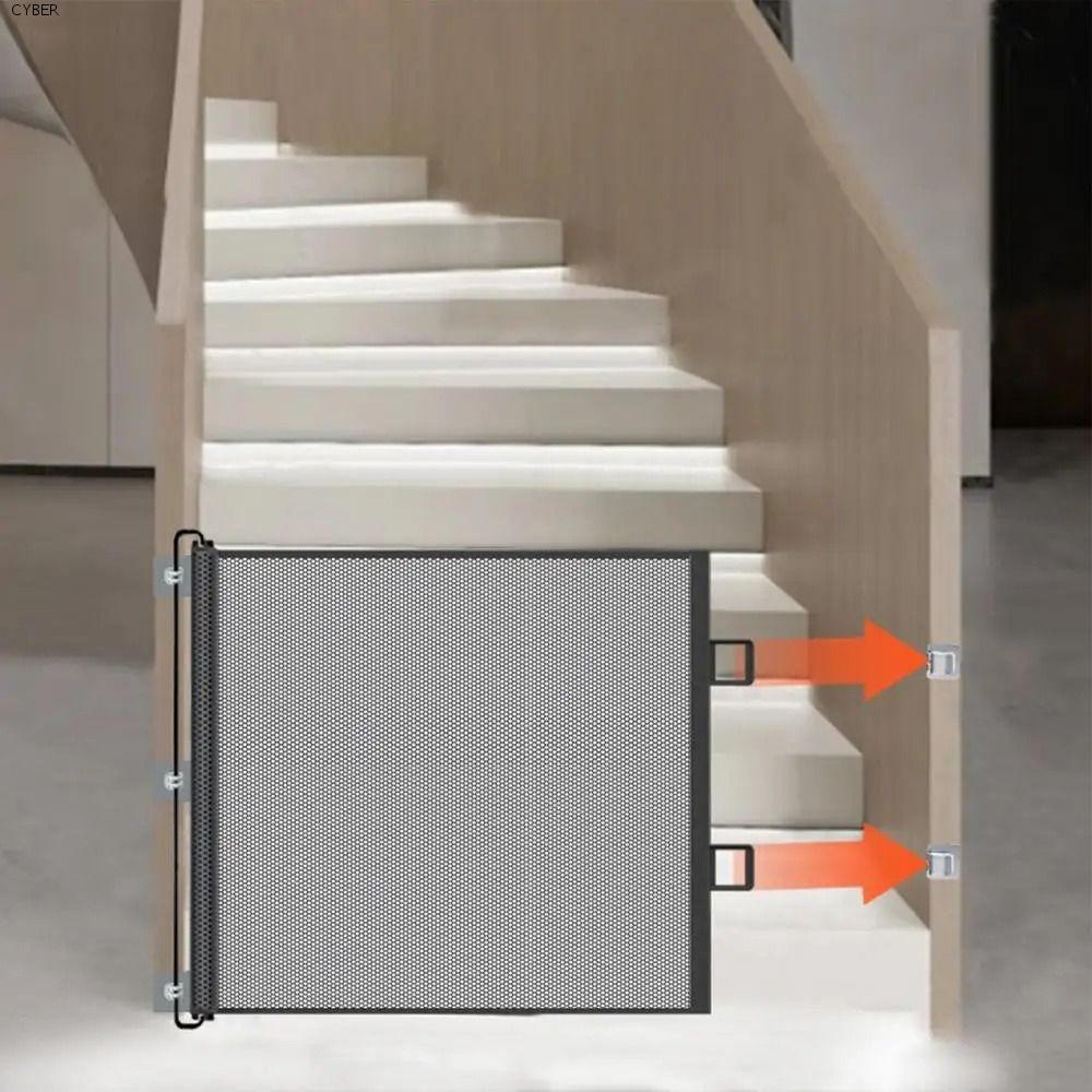CYBER Pet Mesh Isolation Net, ประตูสัตว์เลี้ยงแบบยืดหดได้ Anti-Escape ...