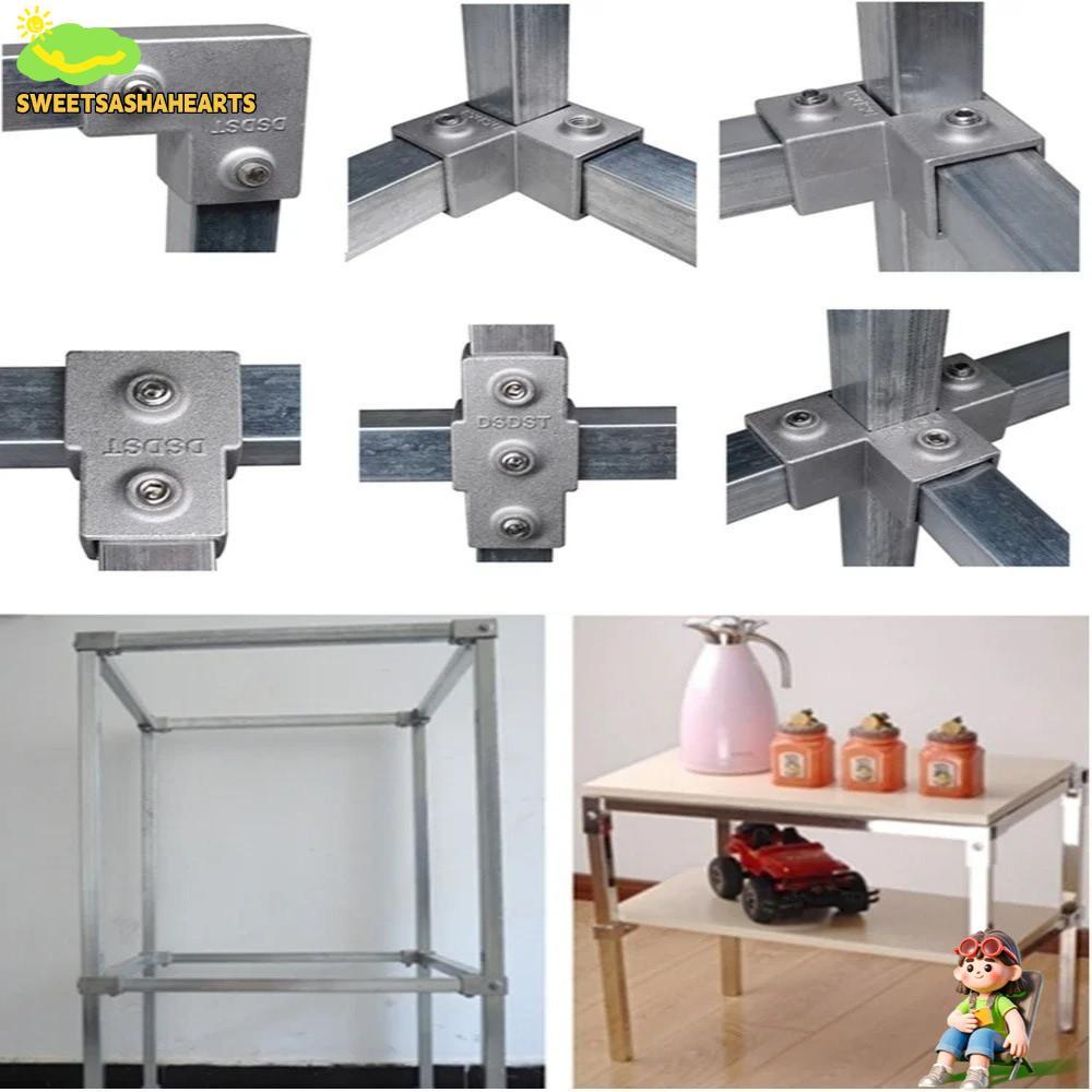 SWEE หลอดสี่เหลี่ยม, 25x25 มม. 20x20 มม.อลูมิเนียมข้อศอก, Rack 30 มม. ...