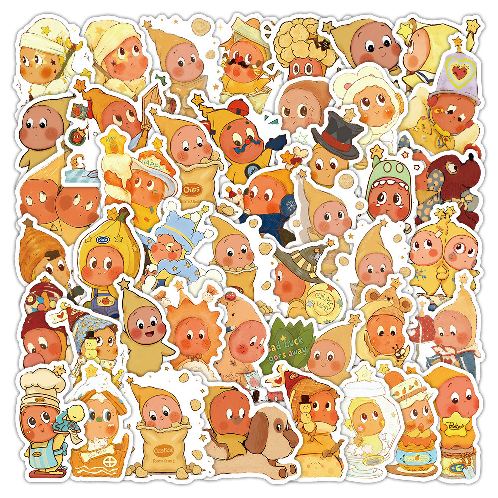 สติ๊กเกอร์ Sticker Twinkle Twinkle 50ชิ้น สุดน่ารัก สำหรับตกแต่ง ของใช้ ...