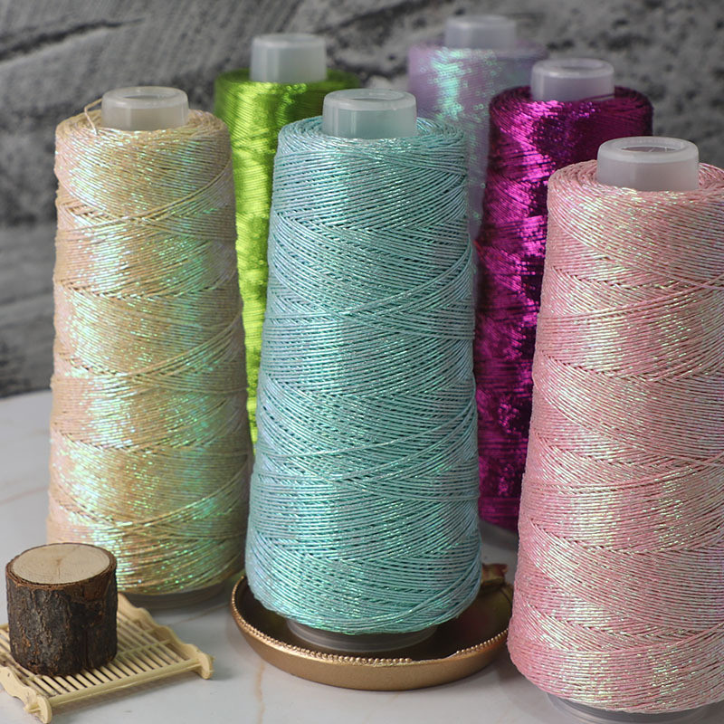 Gold Silver Core-spun Thread Influencer Silver Core-spun Yarn Feve ...