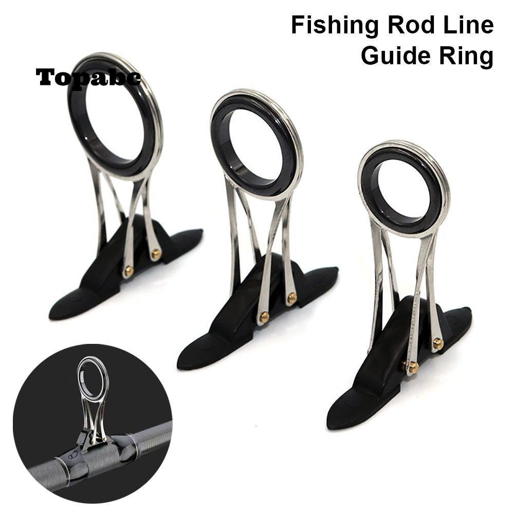 TOPABC 1 ชิ้นคู่มือแหวน,พับ Wearproof Fishing Rod Pole Line Guides ...