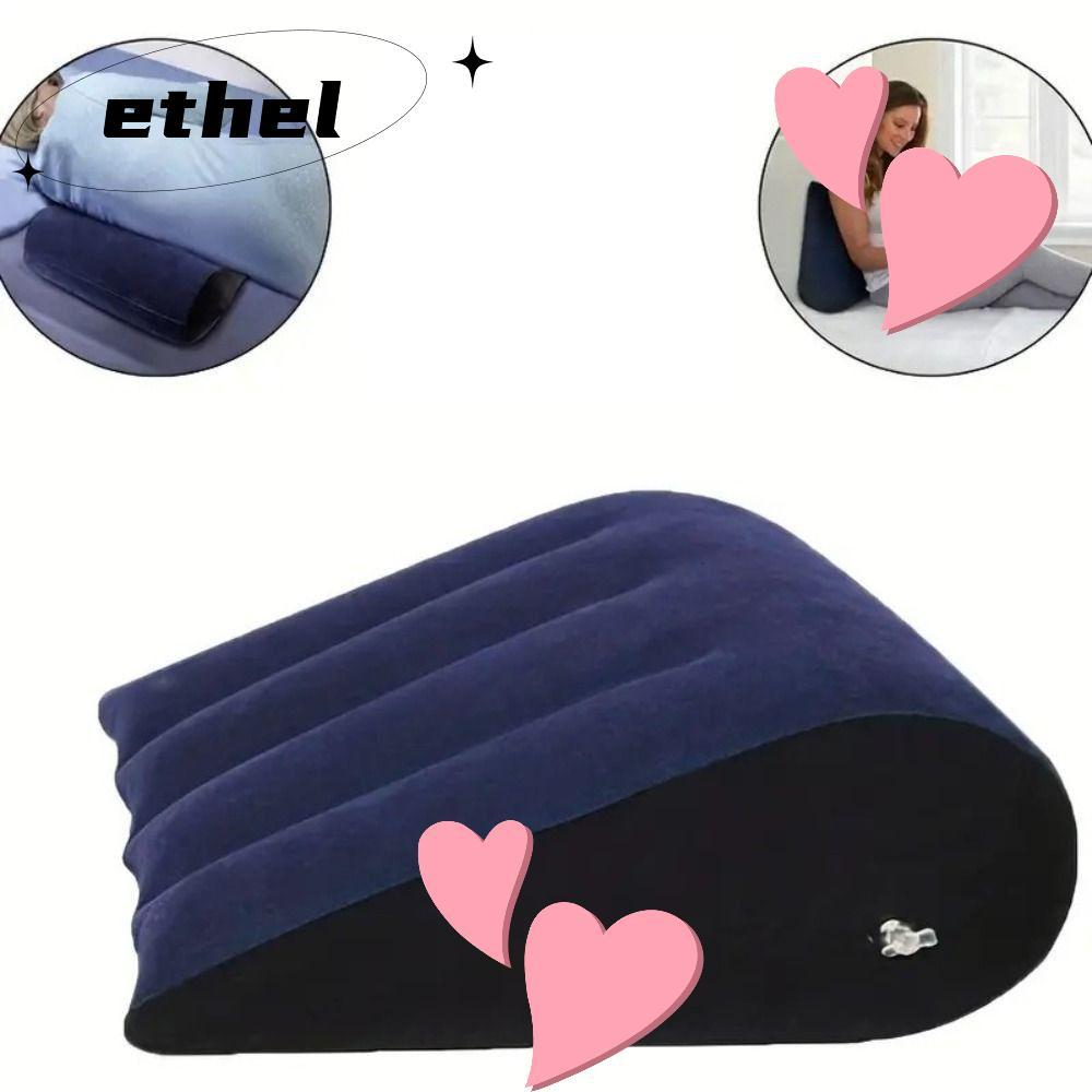 ETHEL Magic Cushion, Inflatable PVC Flocking หมอนซิลิโคน,สามเหลี่ยม ...