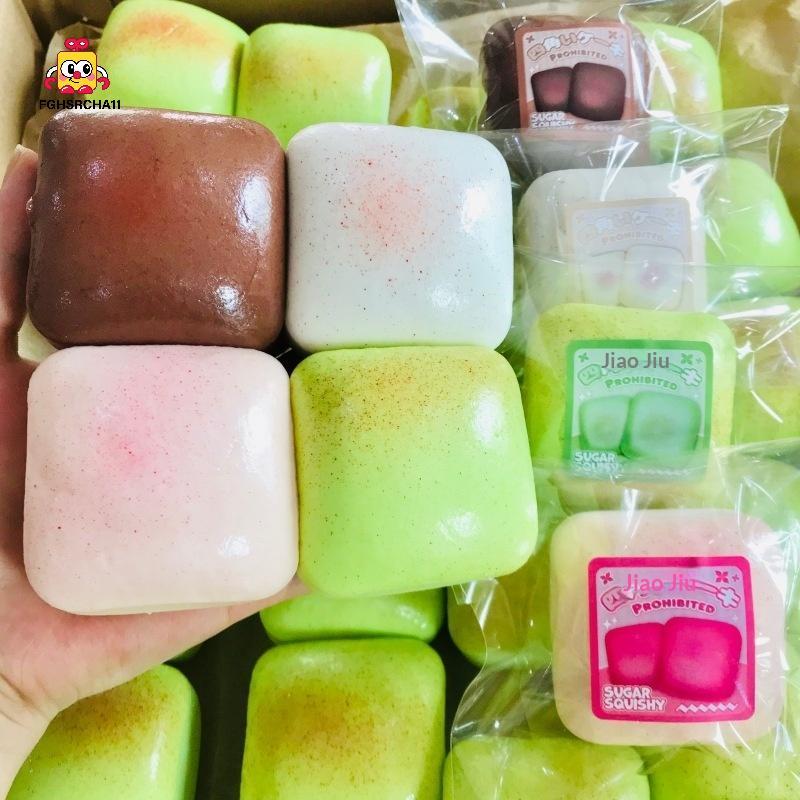 โปรโมชั่น Flash Sale : ซื้อ 1 แถม 1🔥ของเล่นบีบสกุชชี่🔥Hawaiian Square Cake-Style Super Slow - Rise Squishy ของเล่นคลายเครียด | ของขวัญในอุดมคติสําหรับครอบครัว เพื่อน เด็ก  นักเรียน