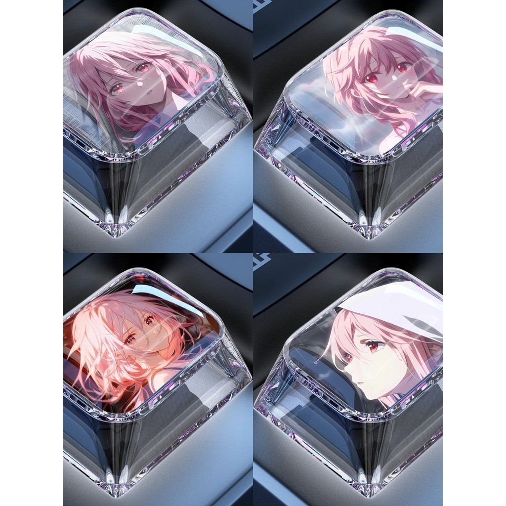 keycap keycap ใส Ctrl Keycap Single Fn การ์ตูนน่ารัก Guilty Crown Qiqi ...