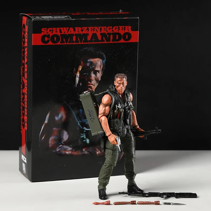 NECA Commando ครบรอบ 30 ปี John Matrix Action Figure ของเล่นตุ๊กตา ...