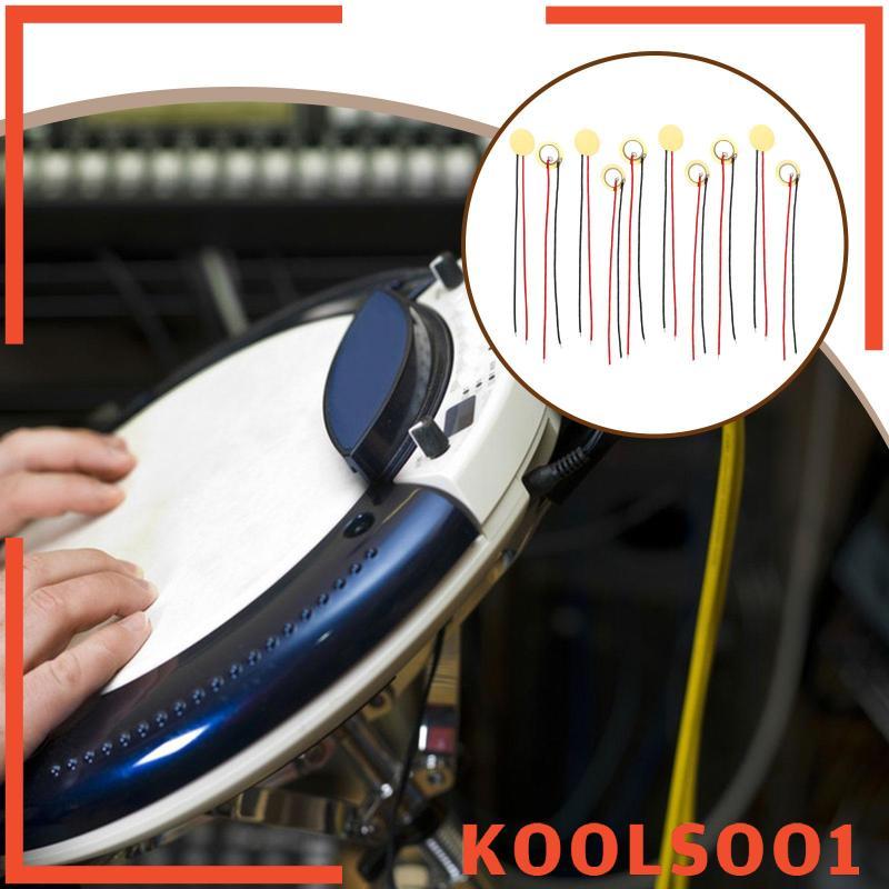 [Koolsoo1] 10 ชิ้น Piezo Disc Transducer Acoustic Pickup Pre Soldered ...