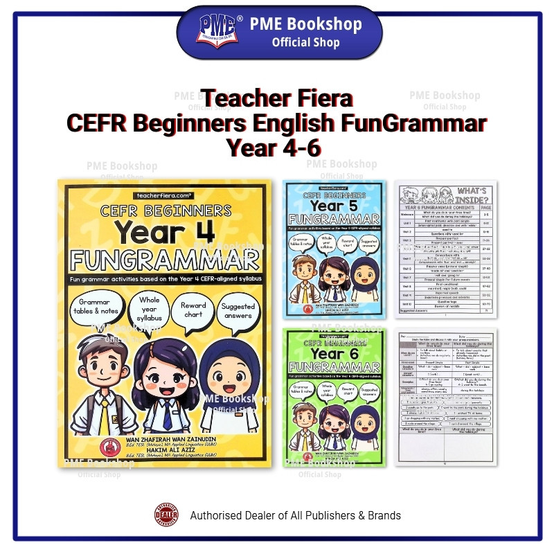 PME Bookshop ครู Fiera: Fun Grammar English CEFR-aligned ปี 4-6 หนังสือ ...