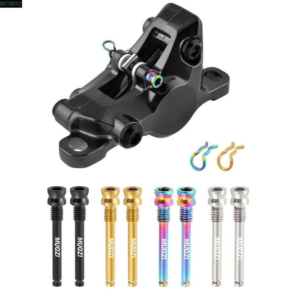 MXMIO อะไหล่จักรยานดิสก์เบรก ประกอบด้วย Spring Clips Titanium, พิน ...