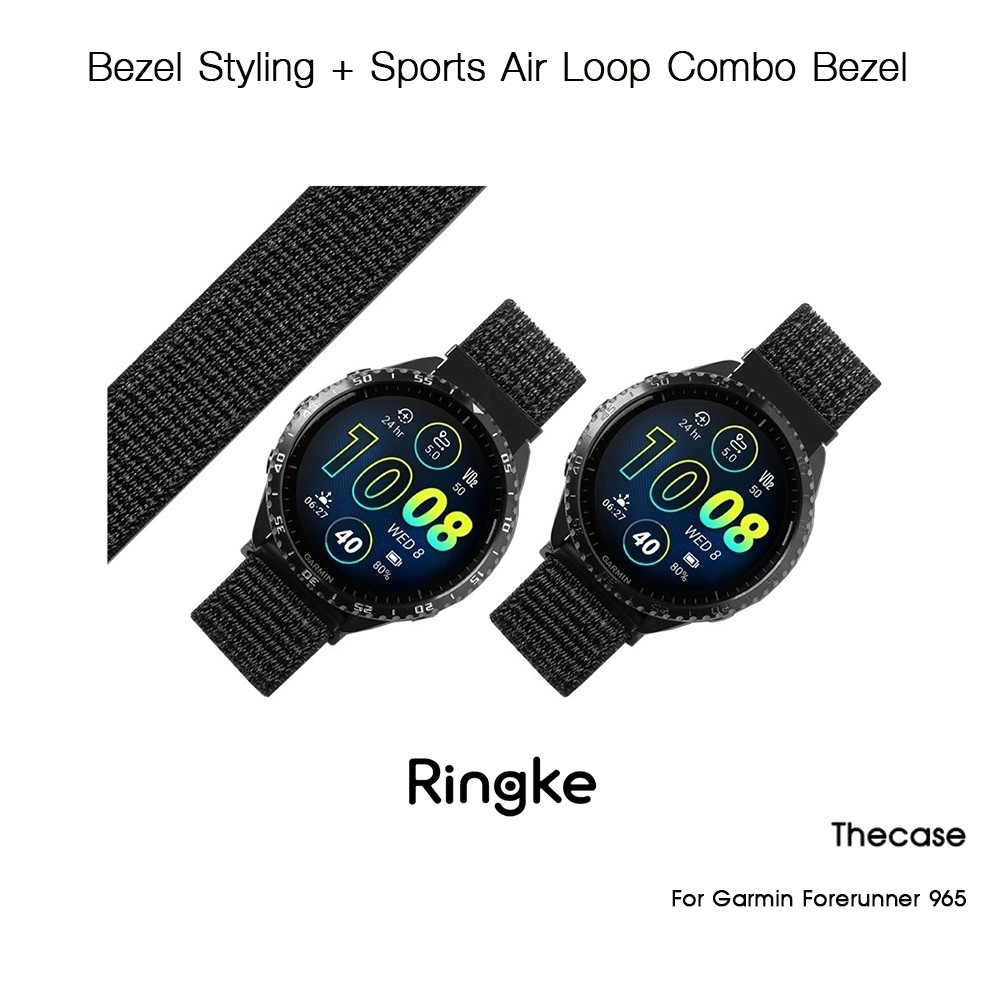 RINGKE Bezel Styling + Sports Air Loop Combo Bezelพร้อมสายเกรดพรีเมี่ยม ...